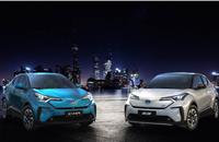 The C-HR and IZOA will be the first BEVs to be launched in China under the Toyota brand.