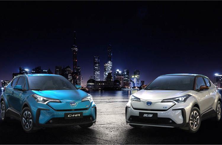 The C-HR and IZOA will be the first BEVs to be launched in China under the Toyota brand.