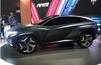 The machine is the seventh in a series of concept cars developed by Hyundai’s Design Centre