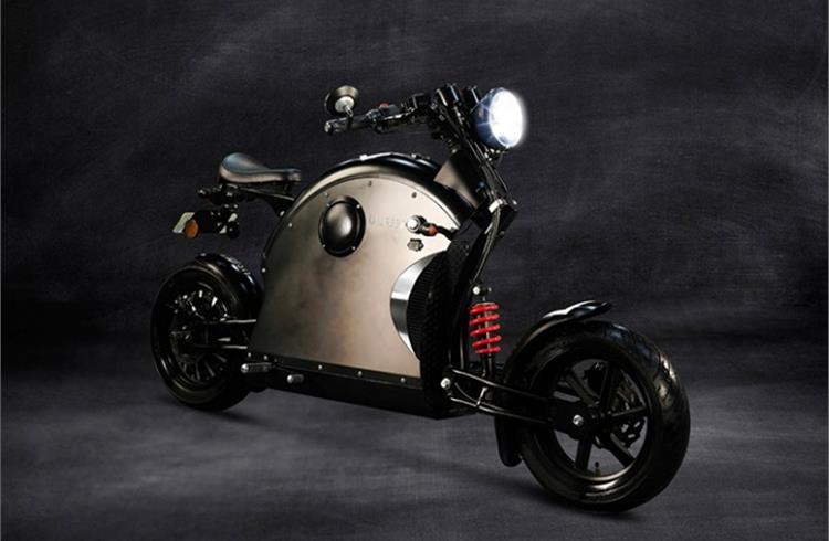 The Ego, Urbet's electric moped, is a more radical looker and priced at 3,900 euros (Rs 314,000) in Europe.