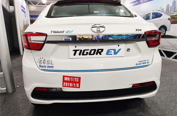 A new E-Tigor with a 180km driving range (40km more than the current one) is part of the four new EVs.