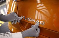 Skoda begins rolling out new Kushaq from Pune plant