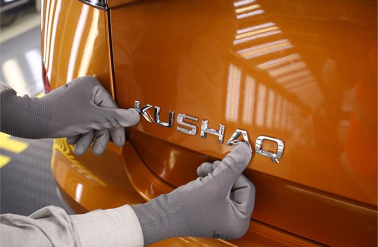 Skoda begins rolling out new Kushaq from Pune plant
