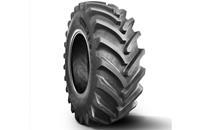 Agrimax Force IF 750/75 R 46, with a diameter of 2.30 metres, is the biggest radial agriculture tyre BKT has ever produced.