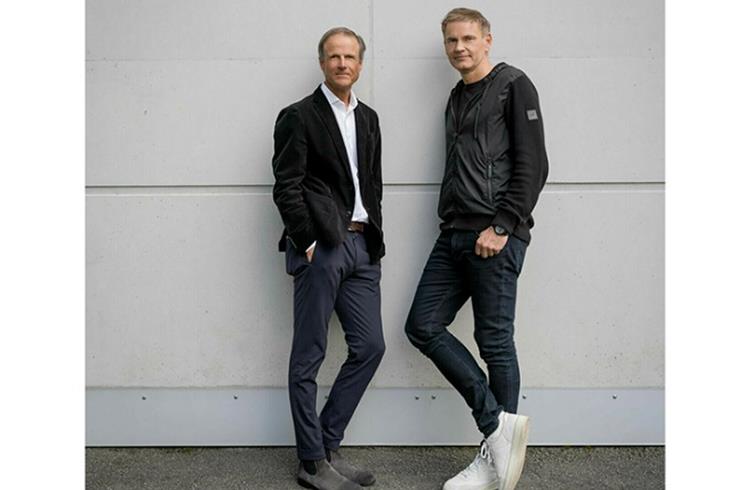 L-R: Michael Mauer, Head of Volkswagen Group Design, and Oliver Blume, CEO Volkswagen Group.