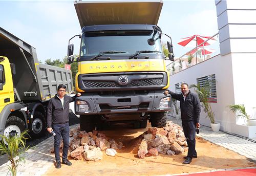 BharatBenz displays new high-performance construction and mining trucks at Bauma 2023