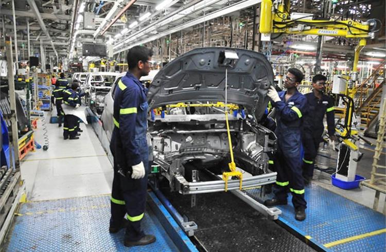 Ford India, which has two plants (one each in Chengalpattu in Tamil Nadu and Sanand, Gujarat) has a combined production capacity of 440,000 PVs per annum and 610,000 engines per annum.