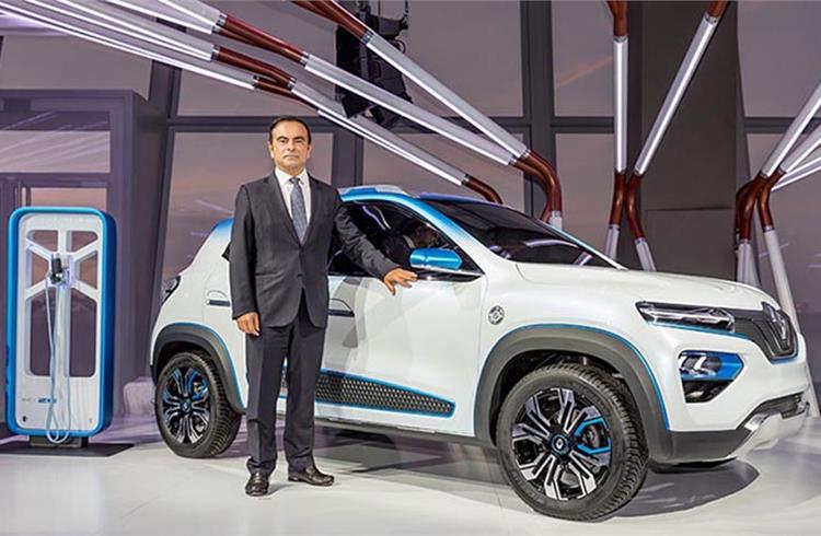 Renault's K-ZE concept previews electric Kwid, to be sold in China first