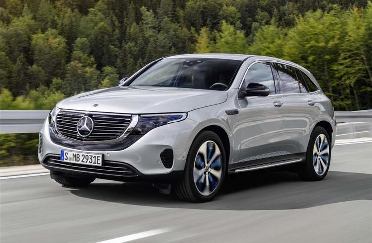 The Mercedes-Benz EQC features relatively conservative design, according to Mercedes