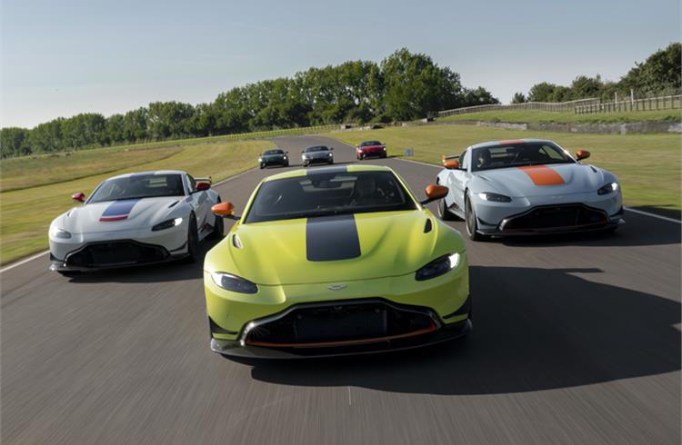 Crafted by Aston's bespoke division 'Q', only 60 examples of the Vantage Heritage Racing Editions will be made, each acting as an homage to a historic racecar from the company's past.