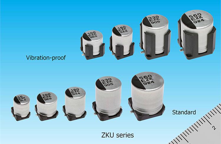 conductive polymer hybrid aluminum electrolytic capacitors from Panasonic