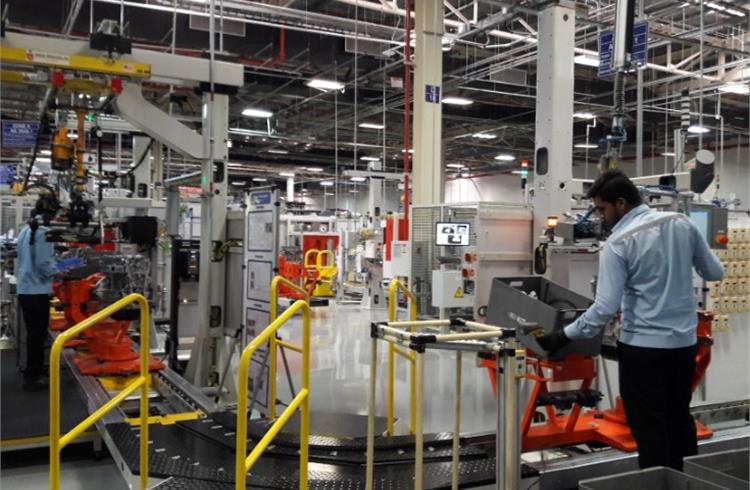 File shot of Ford's plant in Sanand