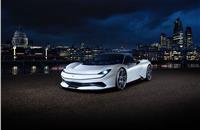 Pininfarina Battista arrives in London for Ultra Low Emissions Zone launch