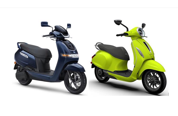 TVS iQube and Bajaj Chetak ride surging wave of EV demand in India