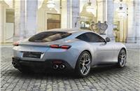 Roma is 200mph front-engined machine with V8 turbo motor and delivers 602 hp