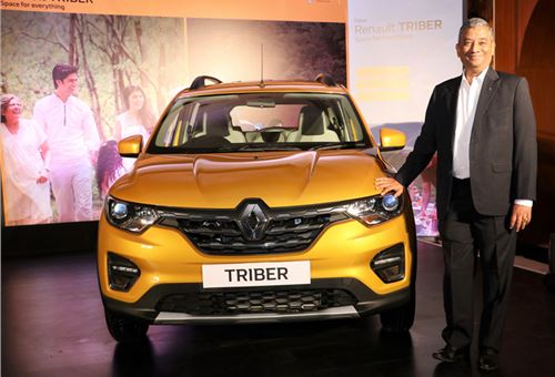Renault India launches sub-4-metre, 7-seater Triber at Rs 495,000