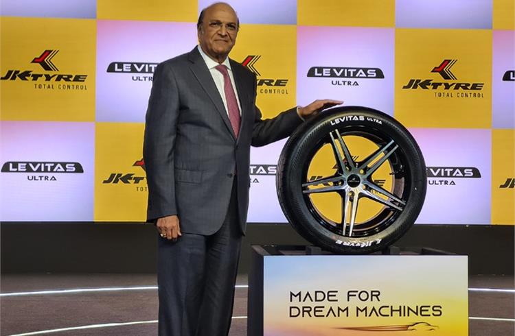 Raghupati Singhania: “Levitas Ultra is designed to handle high performance and high G-forces exerted on tyres during their use at high speeds.”