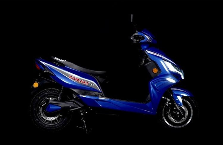 Komaki SE high-speed e-scooter launched at Rs 96,000
