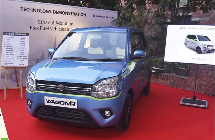 Maruti Suzuki unveils flex-fuel Wagon R prototype, market launch likely by 2025