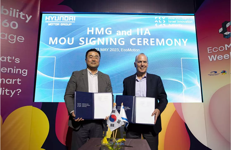 Hyundai Motor Group participates in Israel's largest start-up event, inks MoU  