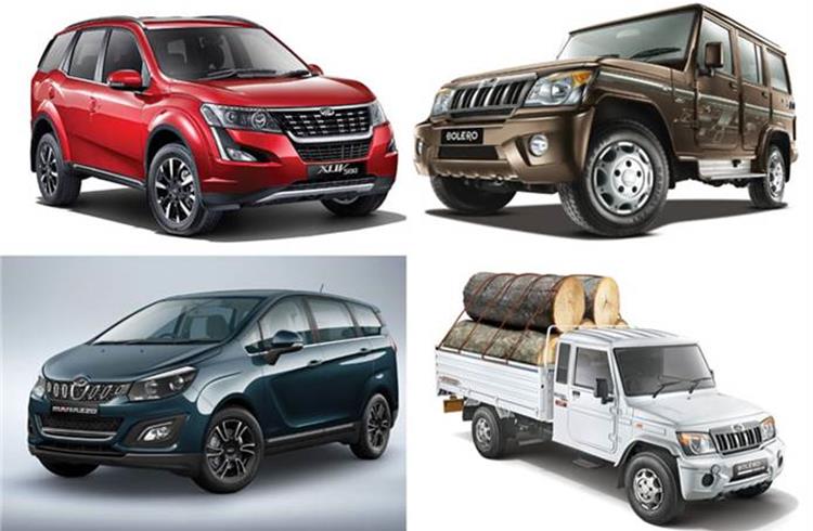 Mahindra sells 43,721 vehicles in April 2019, down 9%