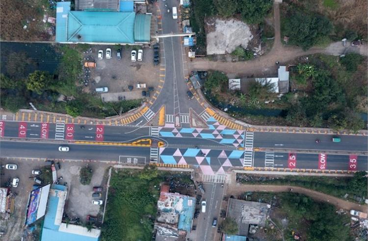 India’s first tactical urbanism trail to reduce fatal accidents trial at Old Mumbai Pune highway