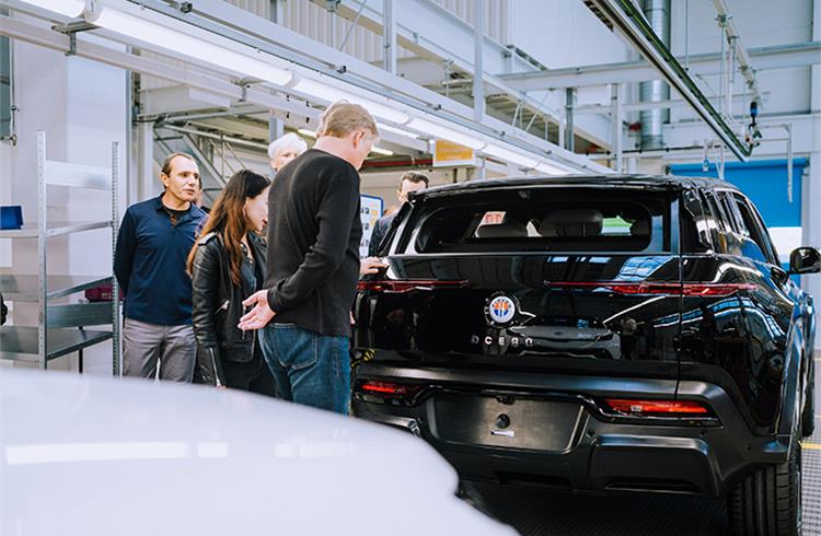Ninety-five Fisker Ocean prototypes roll out from Magna Steyr plant