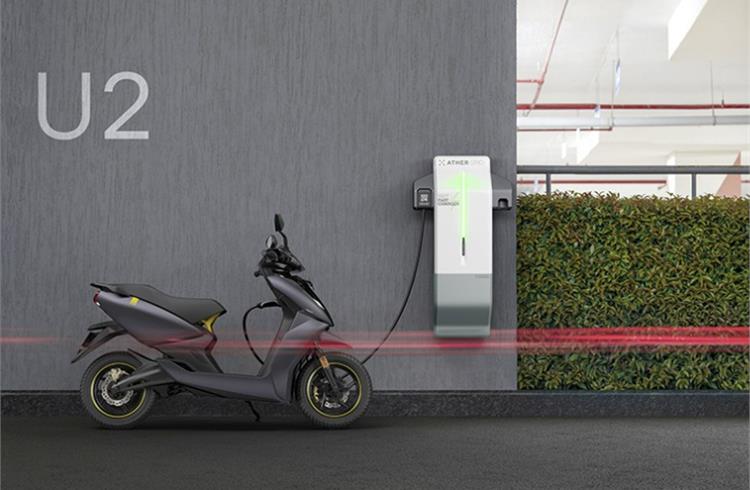 With 580 installations, Ather Energy, currently has India's largest fast-charging network for two-wheelers.