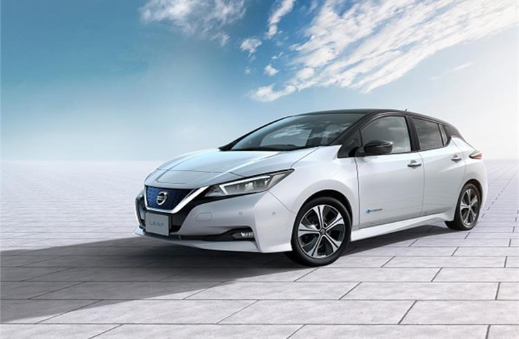 Nissan sells 400,000 Leaf electric cars globally