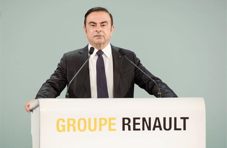Renault chairman and CEO Carlos Ghosn steps down