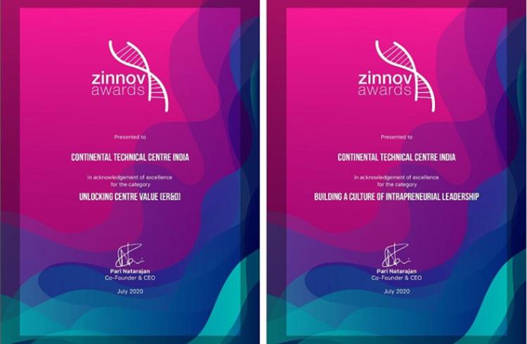 Continental bags Zinnov Confluence awards for its India Technical Center