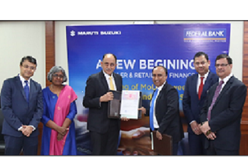 Maruti Suzuki partners Federal bank for retail financing solutions