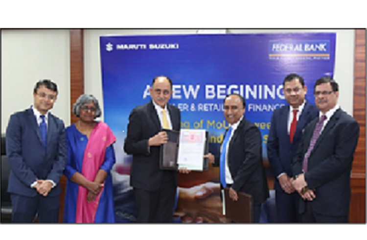 Maruti Suzuki partners Federal bank for retail financing solutions
