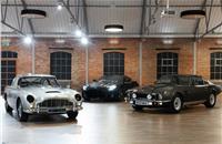 One of three special Aston Martin models included in the multi-million-pound charity auction, the replica DB5 donated by Aston Martin Lagonda was the star lot on the night
