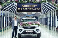 Milestone 500,000th Nexon rolled out 67 months after the compact SUV was launched in September 2017.