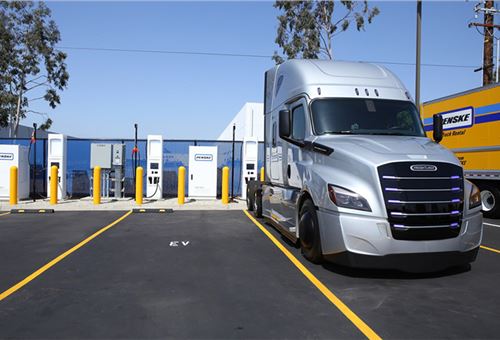 Penske opens EV charging stations for electric trucks in the US