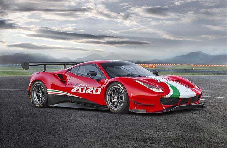 The engineers honed the 488 GT3 Evo 2020's aerodynamics to boost the car's stability with the new front-end design making a significant contribution. 