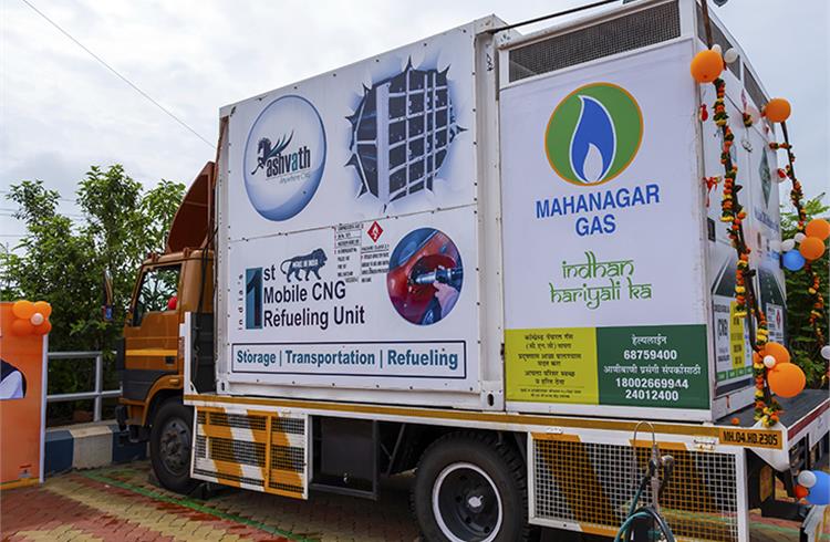 Uttam Group launches mobile CNG refuelling unit, Ashvath