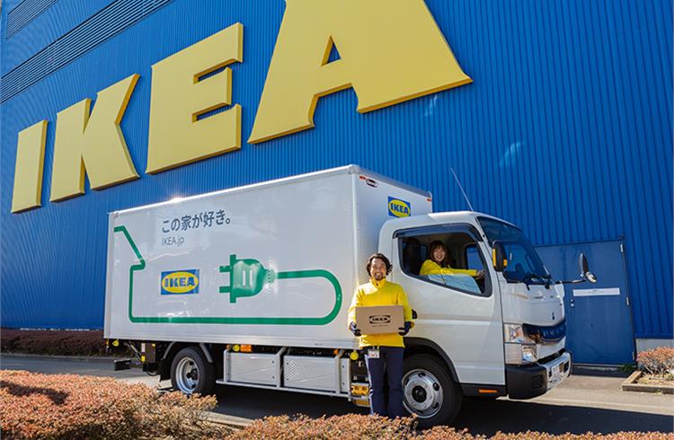 IKEA to use Fuso eCanter LCVs in Japan