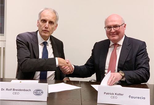 Hella and Faurecia to jointly develop innovative interior lighting