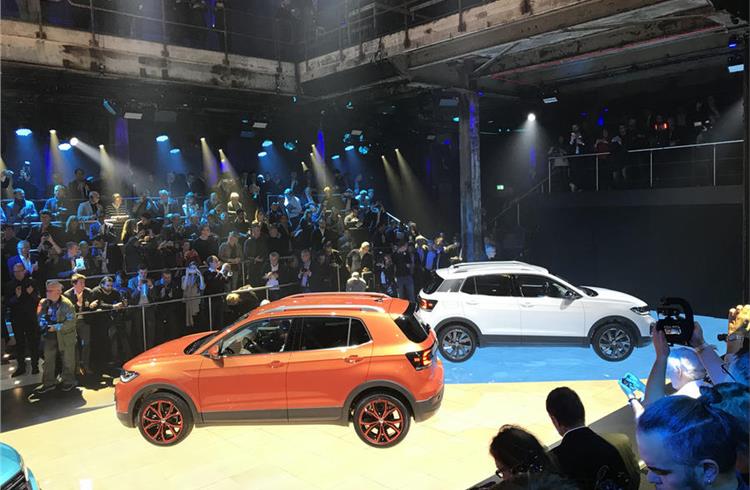 2018 VW T-Cross at its unveiling