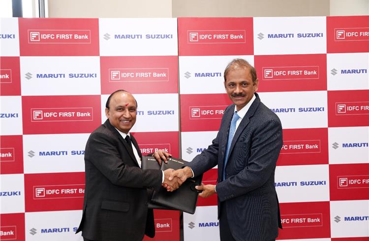 Maruti Suzuki ties up with IDFC FIRST Bank to offer personalised car finance options