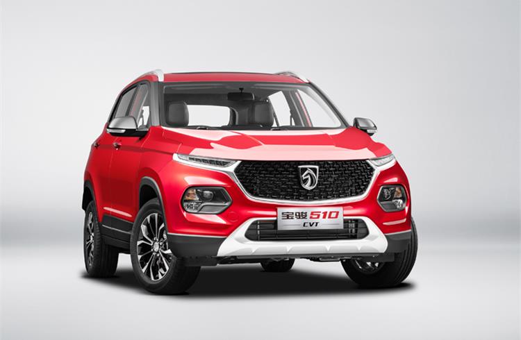 The new Baojun 510 SUV features a continuously variable transmission (CVT) along with a quieter interior.