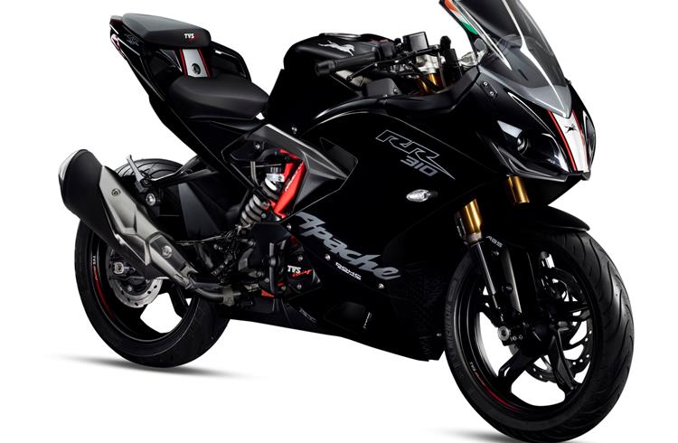TVS Motor launches racier Apache RR 310 at Rs 227,000