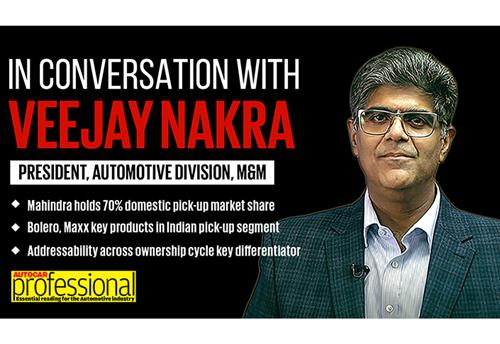 'M&M sells one in every two small commercial vehicle in the country': Veejay Nakra