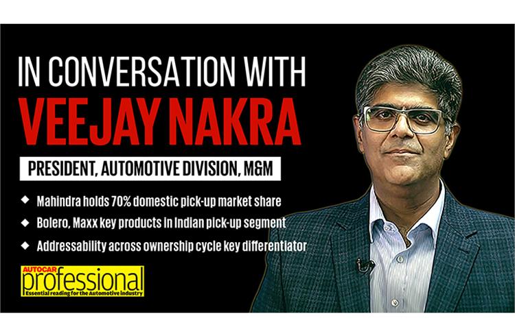 'M&M sells one in every two small commercial vehicle in the country': Veejay Nakra