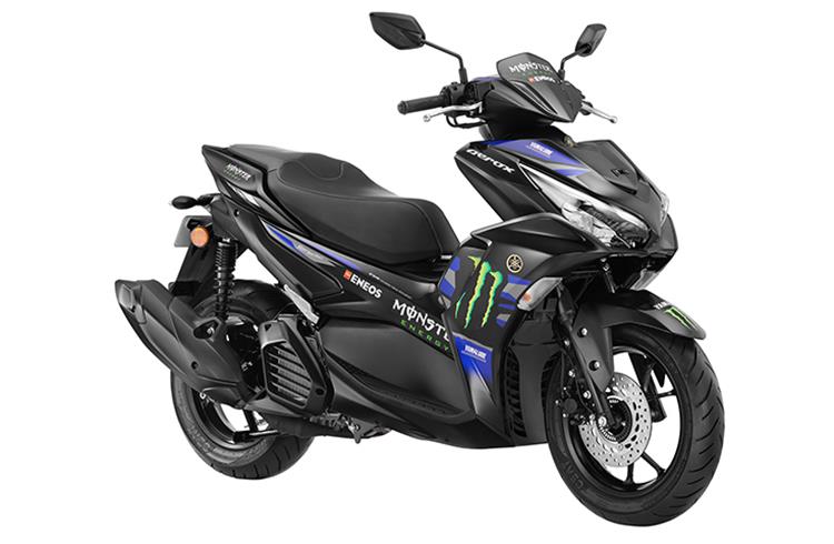 Monster Energy Yamaha MotoGP Edition AEROX 155 launched at Rs 1.48 lakh