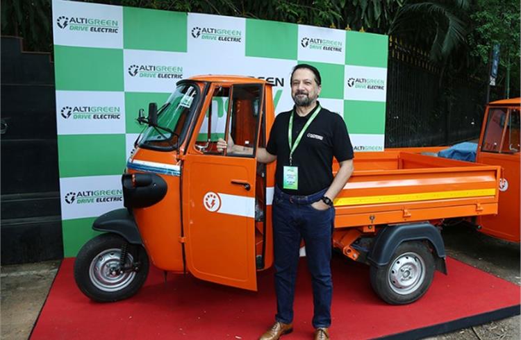 Amitabh Saran, CEO, Altigreen, estimates the small cargo-carrying commercial EV segment in India has market potential of 1.3 million units per annum.