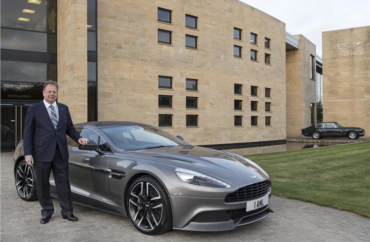 Aston Martin president and CEO Dr Andy Palmer.  