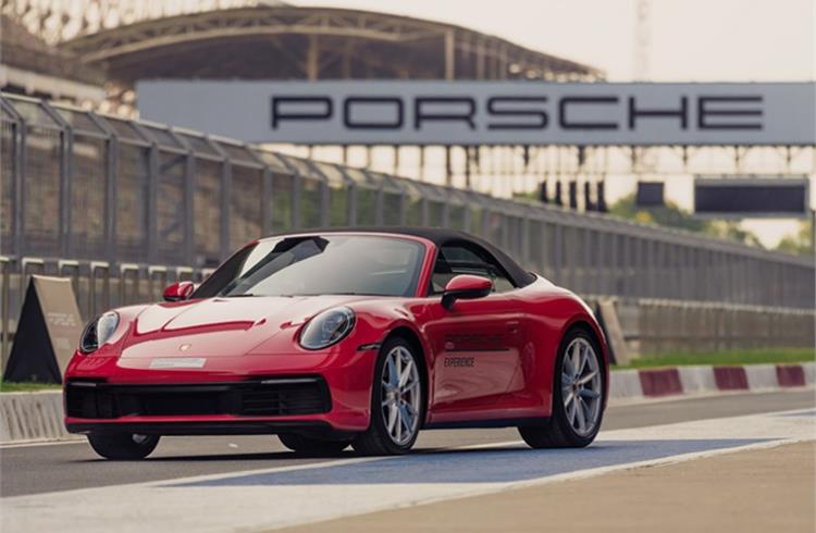 911 S Cabriolet for Porsche customers during the Porsche Experience Track Days.